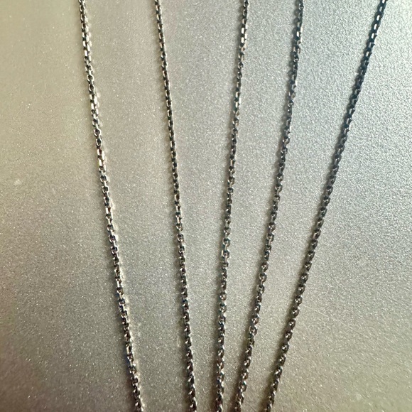 18K Rhodium Gold Buddha Head Pendant Necklace with Black Diamonds - Picture 4 of 4